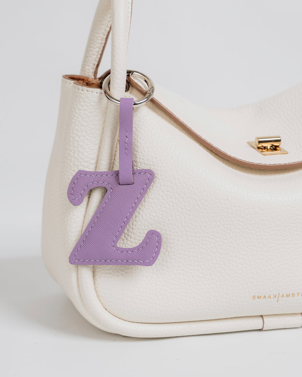 SOLO Letter Leather Charm