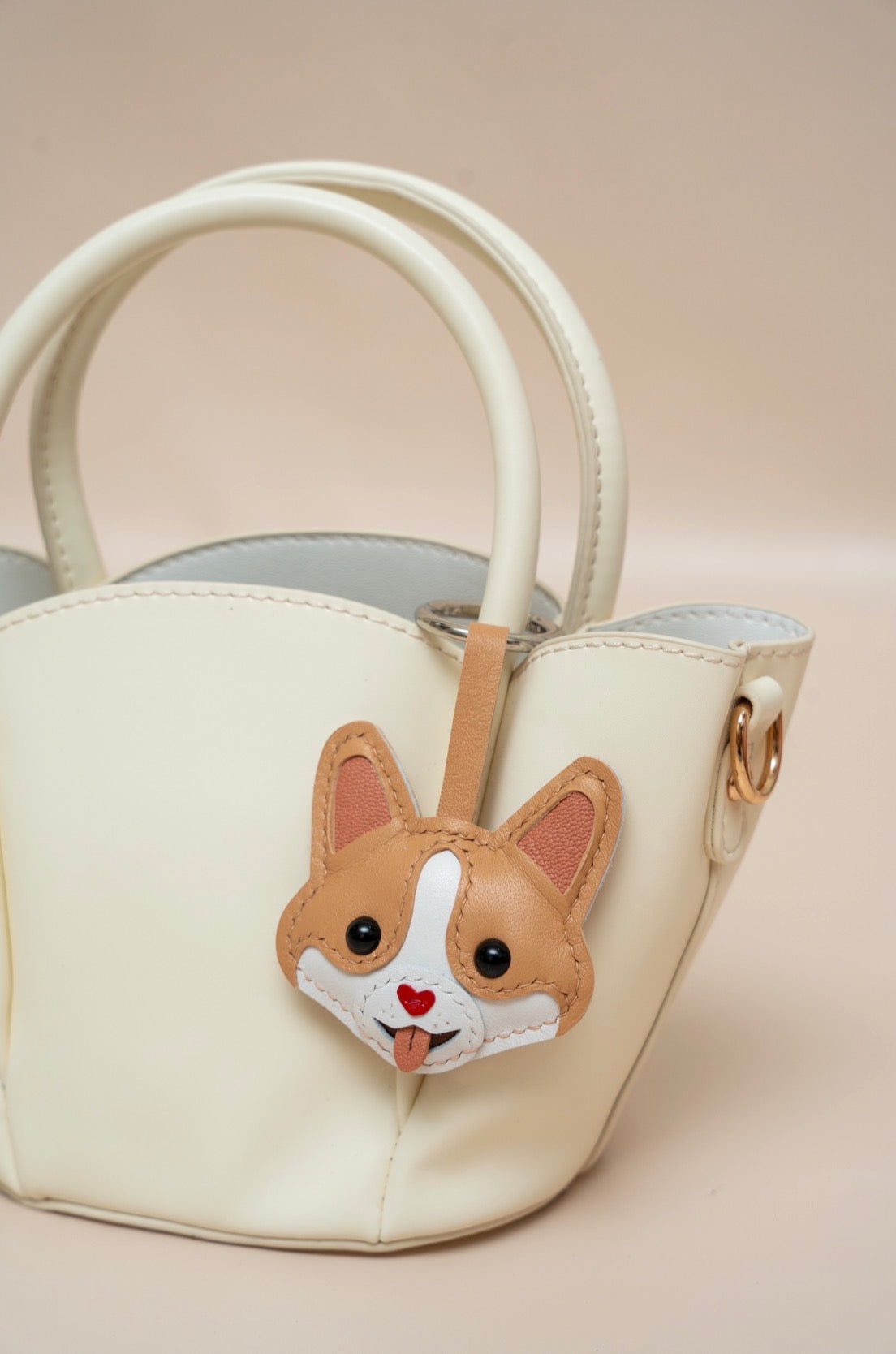 Corgi Leather Charm