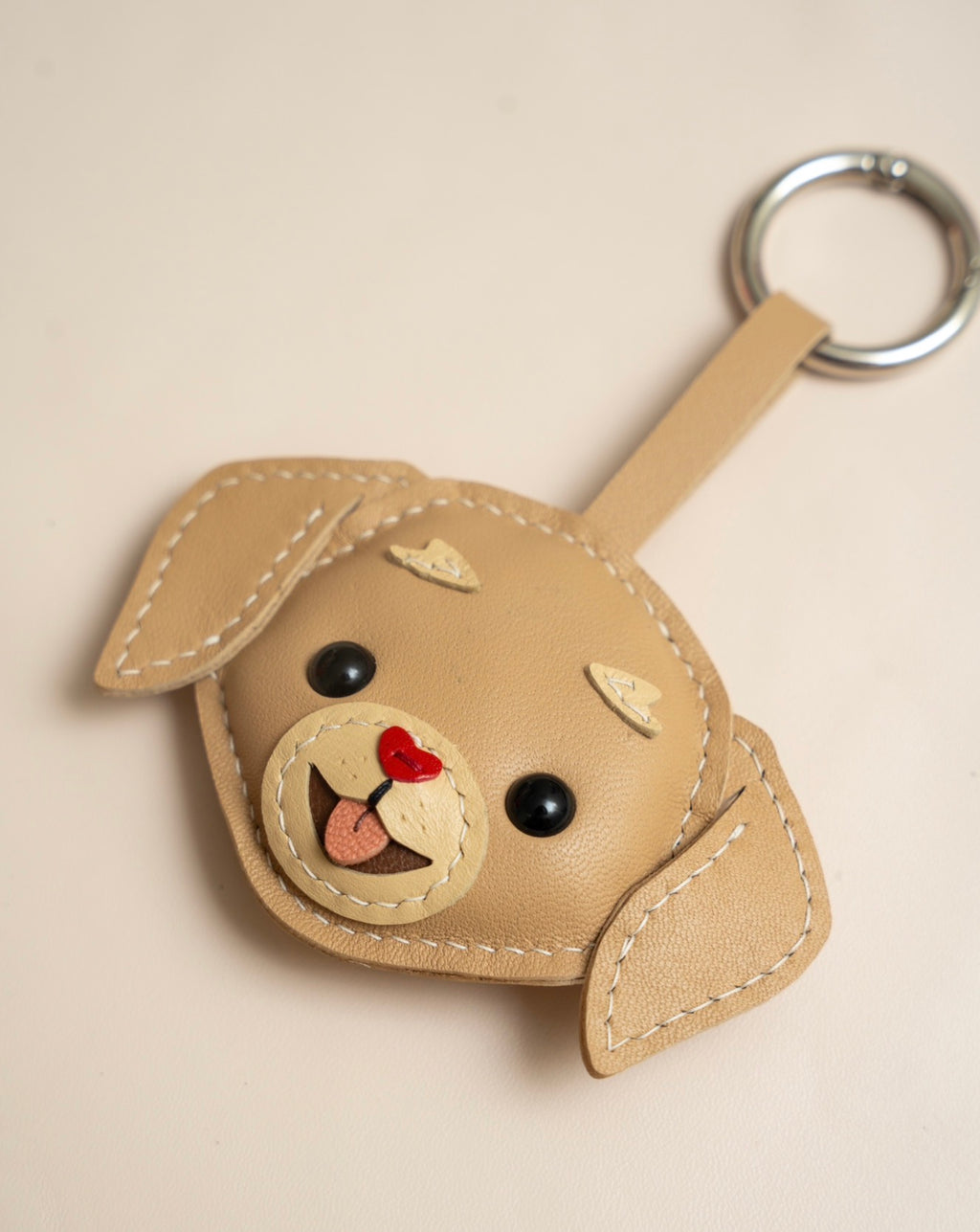 Golden Retriever Leather Charm