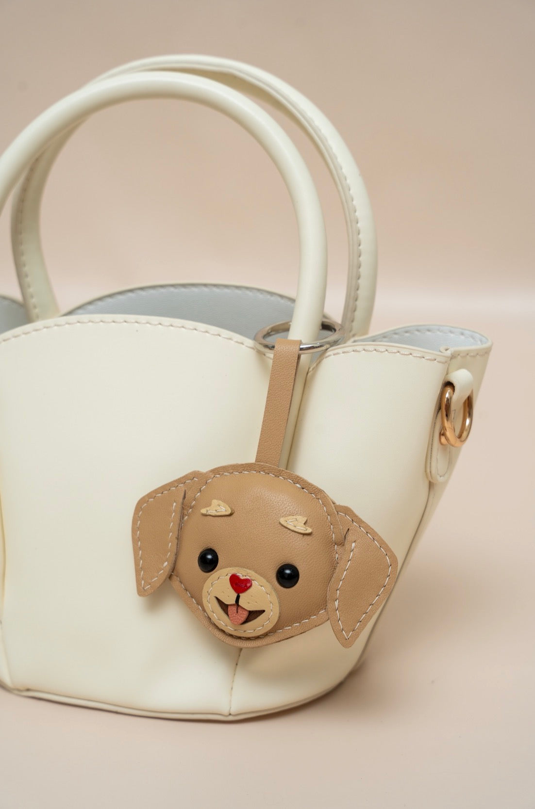 Golden Retriever Leather Charm