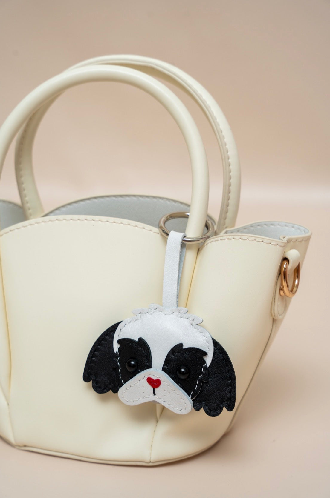 Shih Tzu Leather Charm