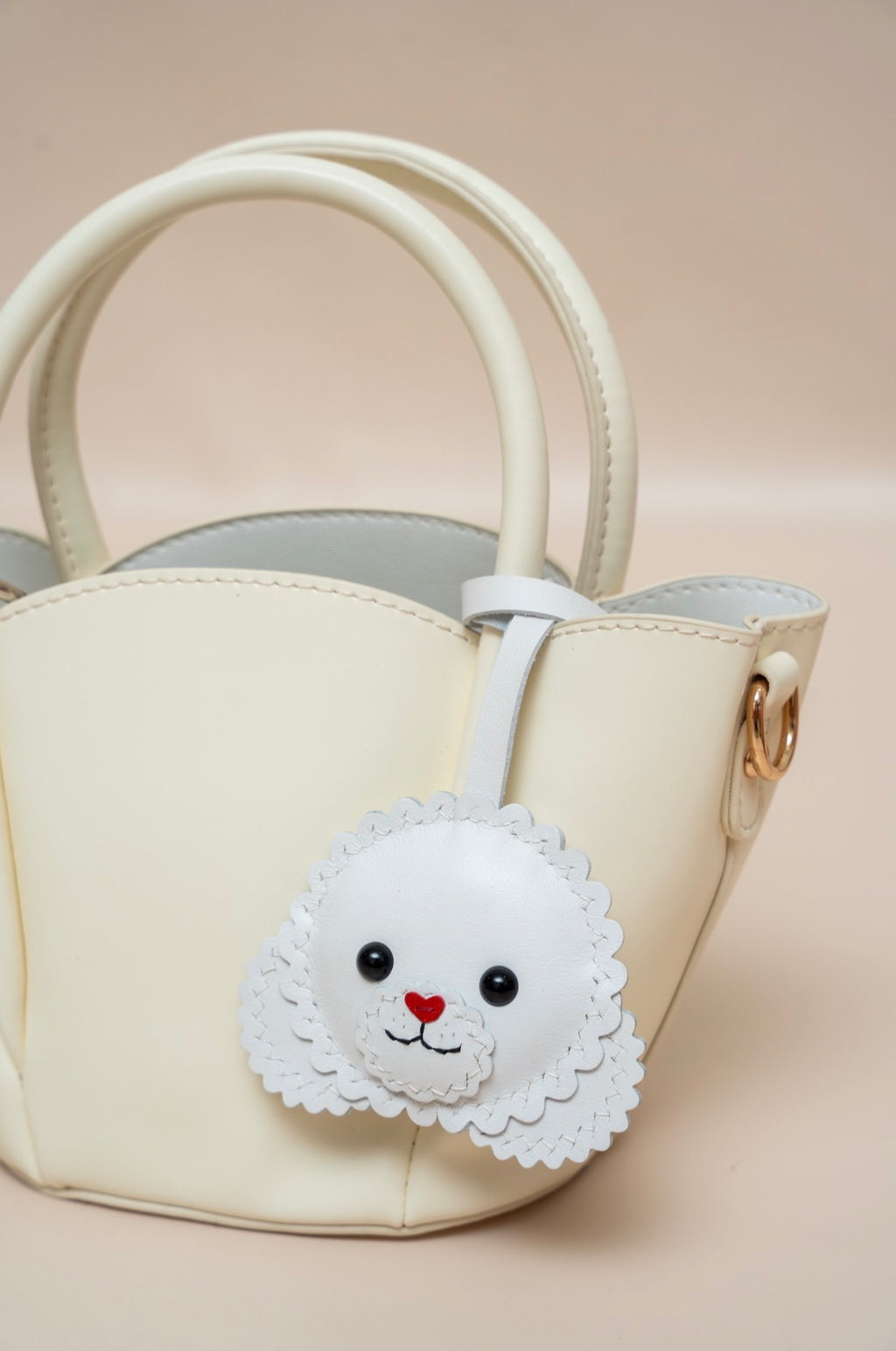Poodle Leather Charm