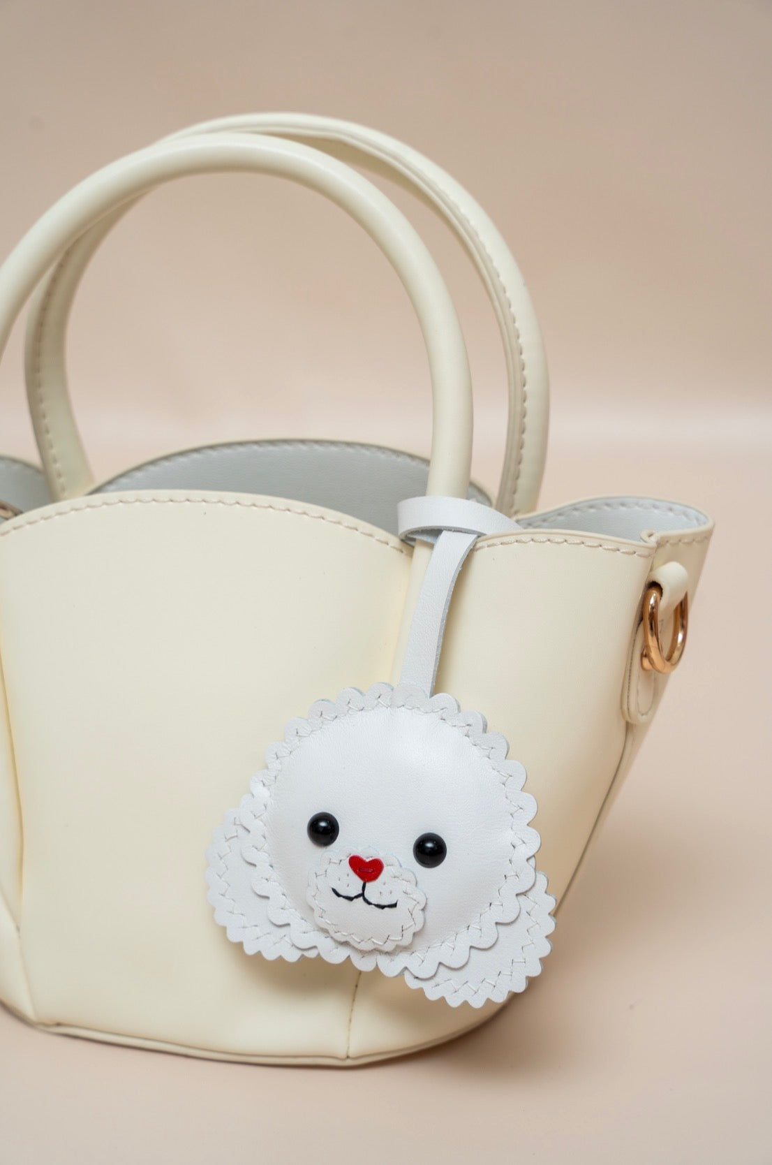 Poodle Leather Charm