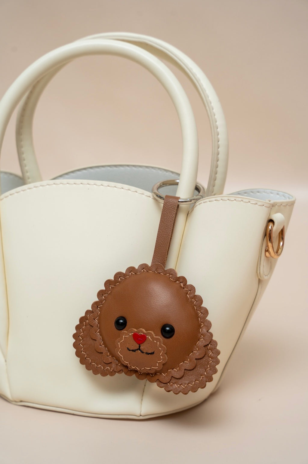 Poodle Leather Charm