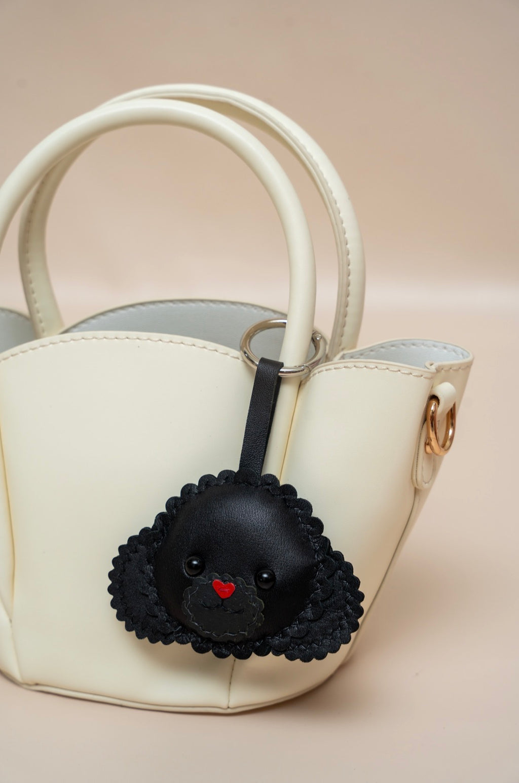 Poodle Leather Charm
