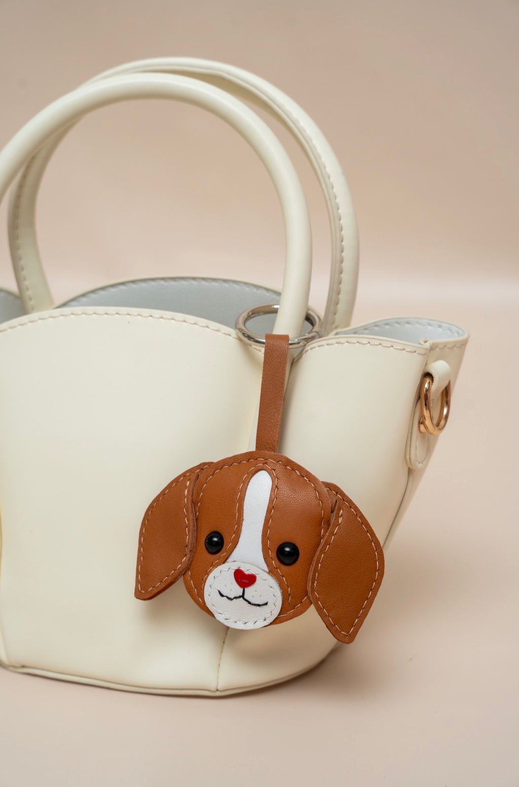 Beagle Leather Charm