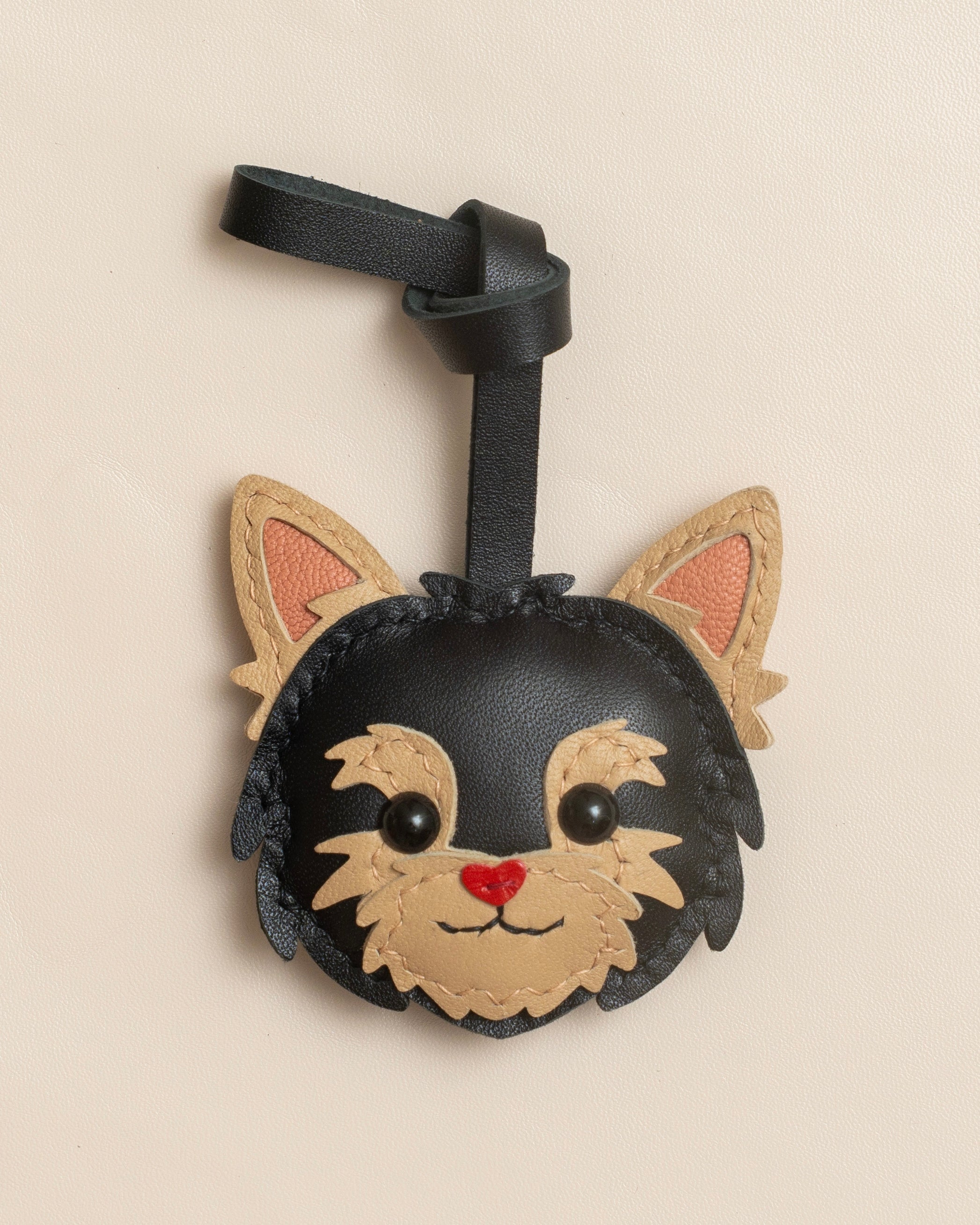 Yorkshire Terrier Leather Charm