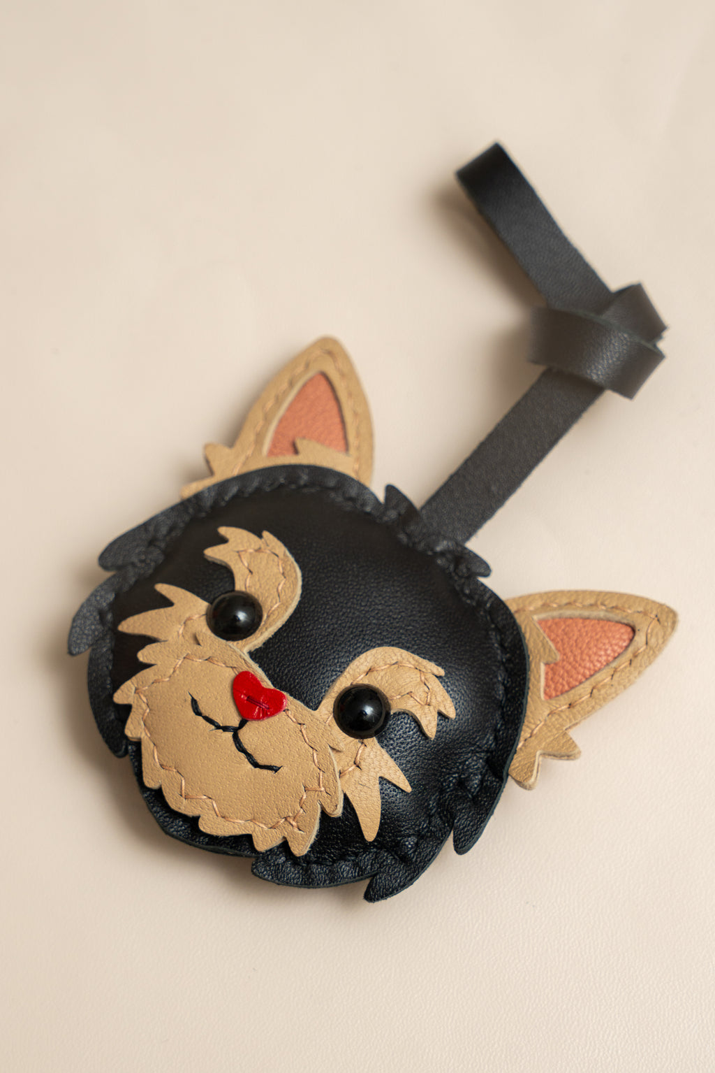 Yorkshire Terrier Leather Charm