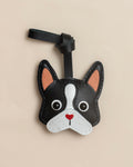 French Bulldog Leather Charm