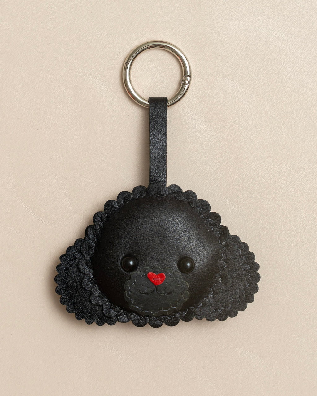 Poodle Leather Charm