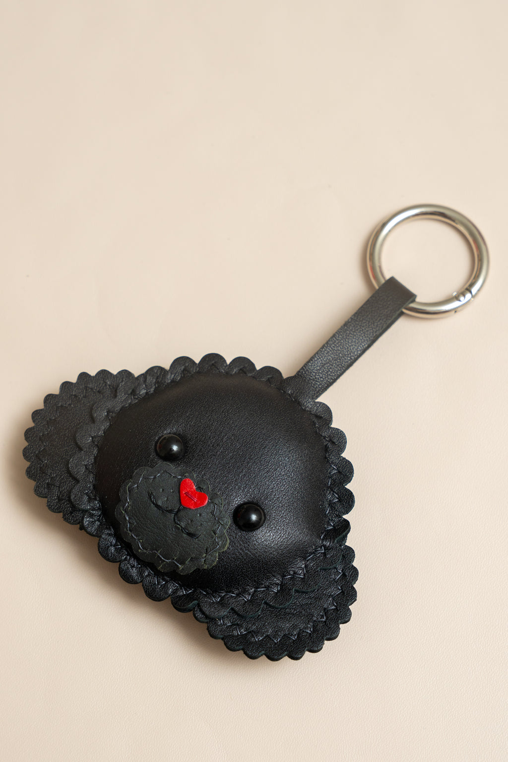Poodle Leather Charm