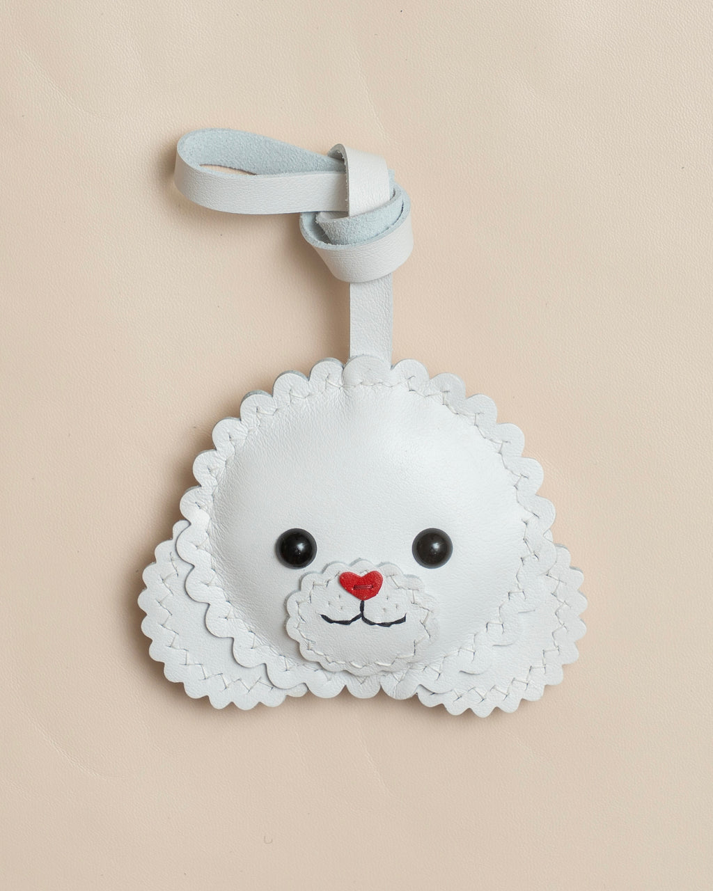 Poodle Leather Charm