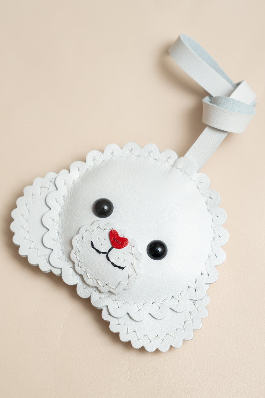 Poodle Leather Charm