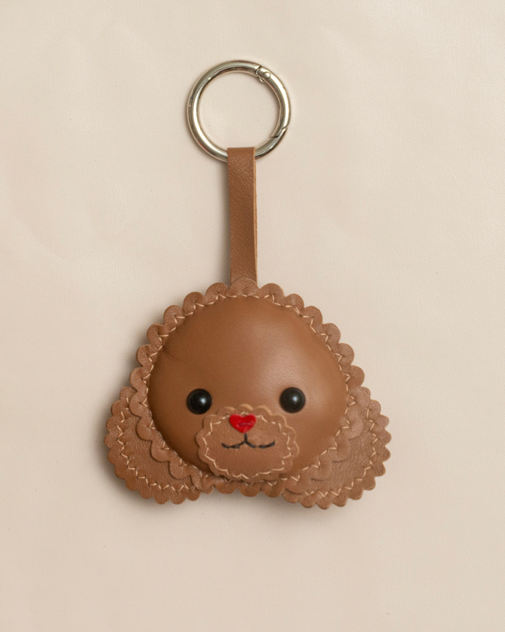 Poodle Leather Charm