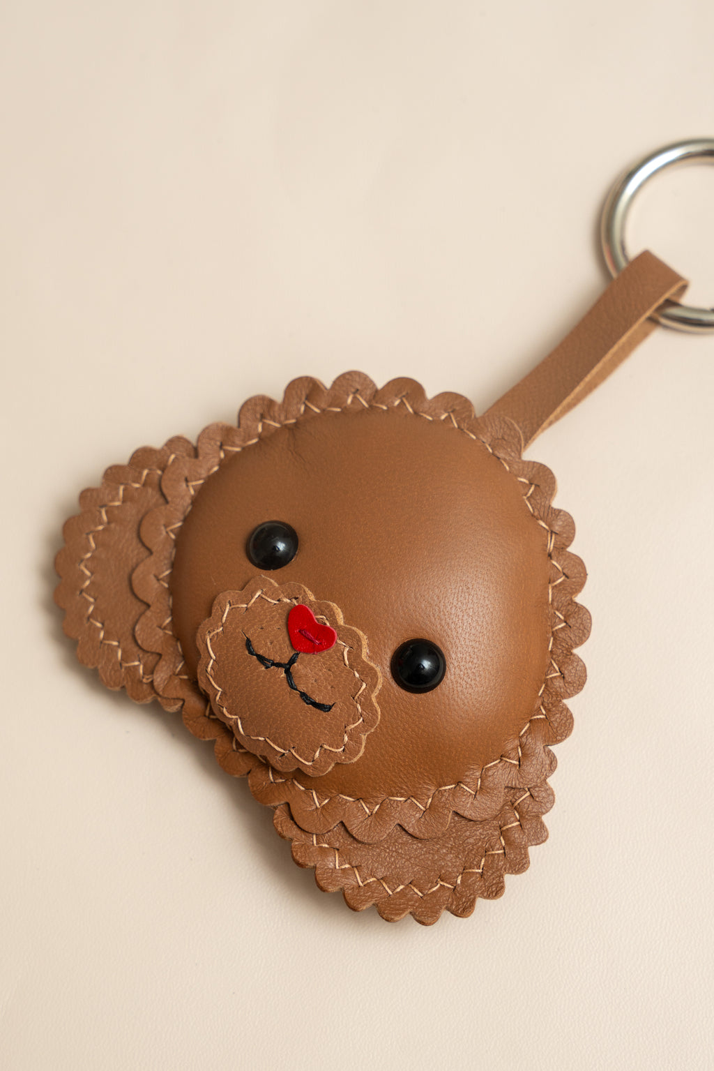 Poodle Leather Charm