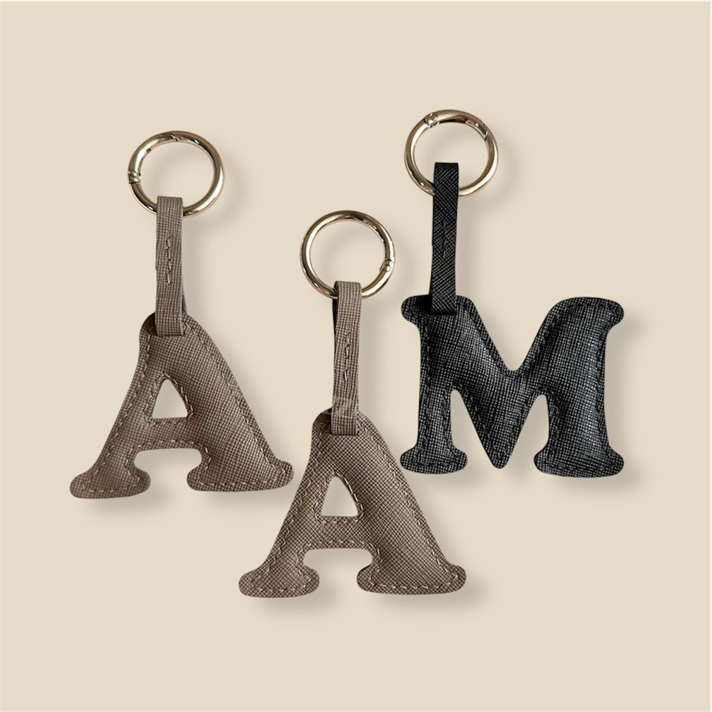 SOLO Letter Leather Charm
