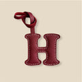 SOLO Letter Leather Charm