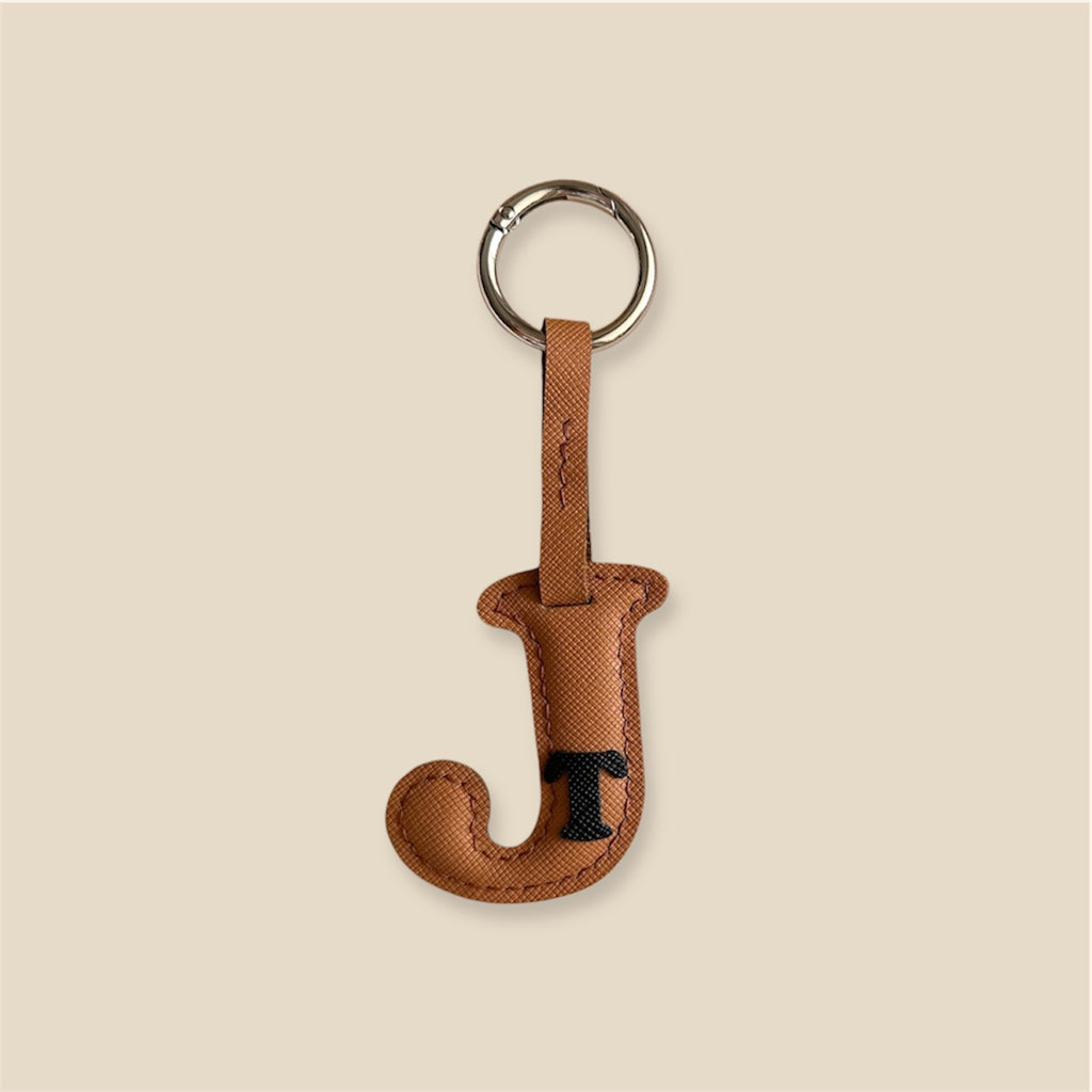 MINI-1 Letter Leather Charm