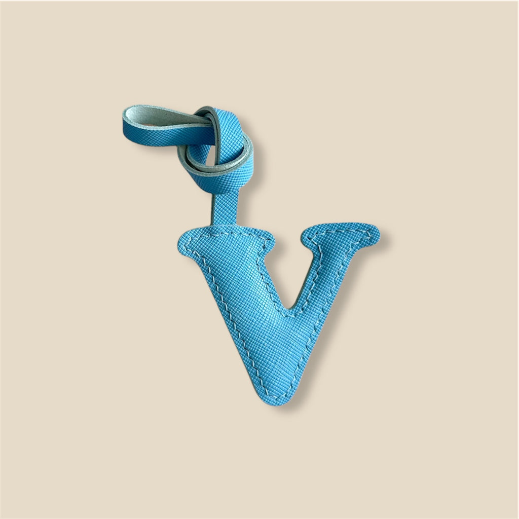 SOLO Letter Leather Charm