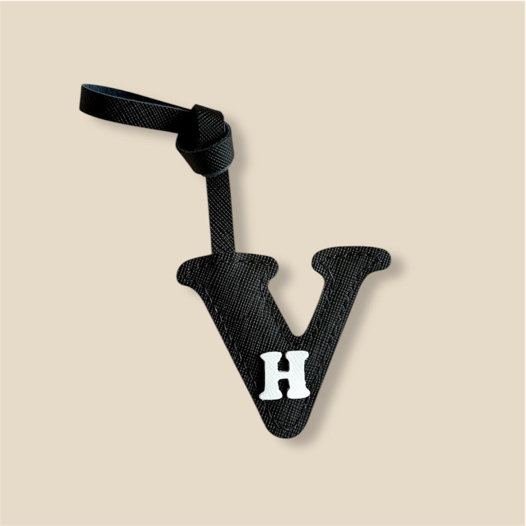 MINI-1 Letter Leather Charm