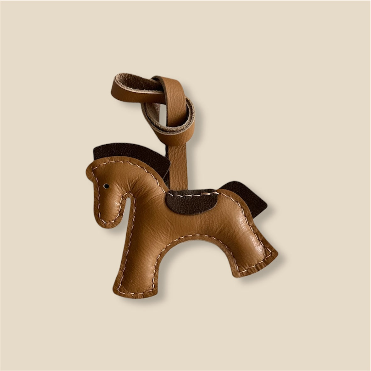 Horse Leather Charm