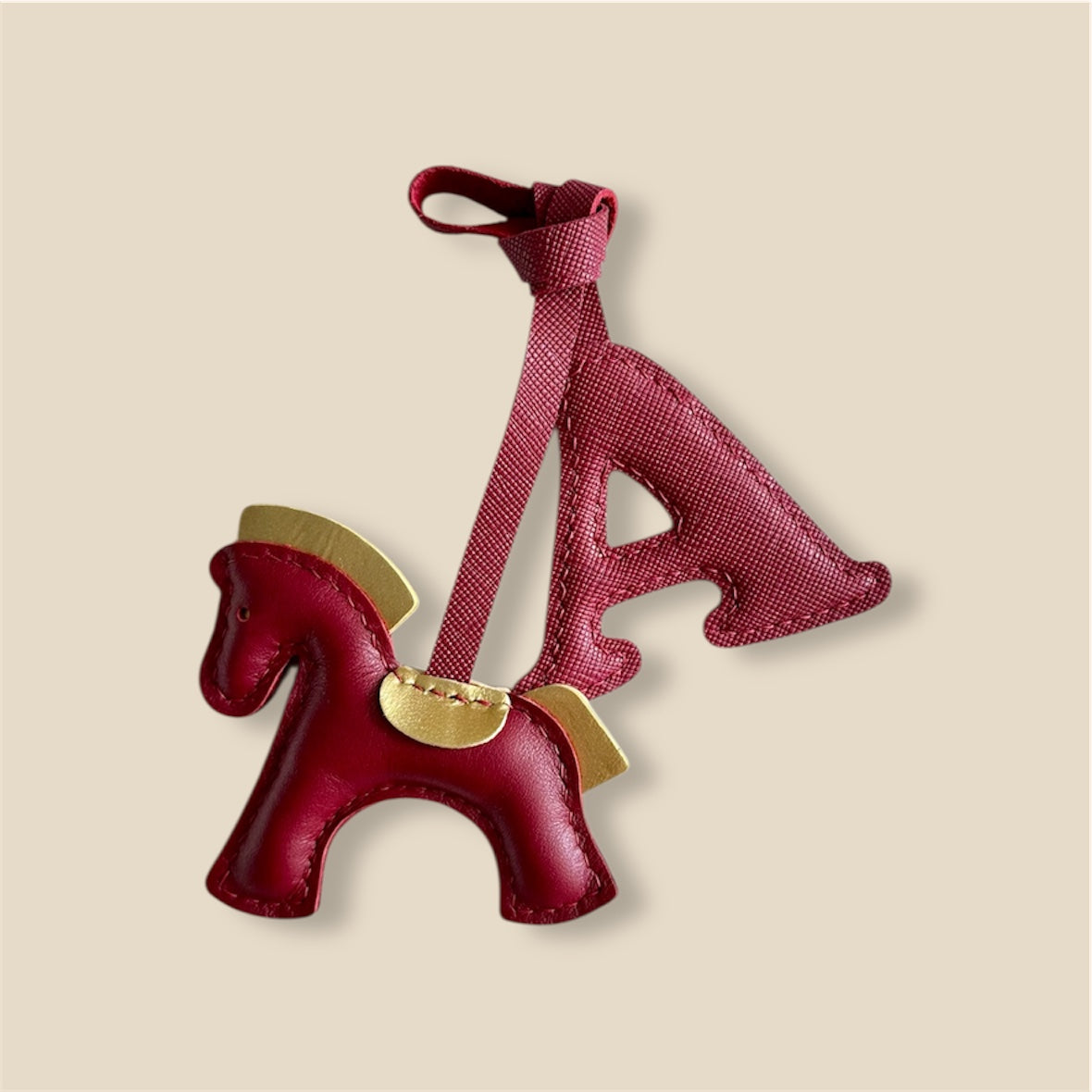 Horse Leather Charm