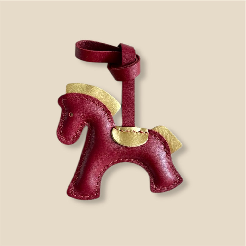Horse Leather Charm