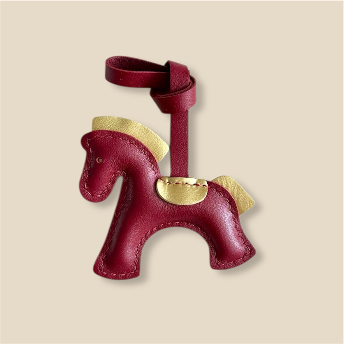 Horse Leather Charm