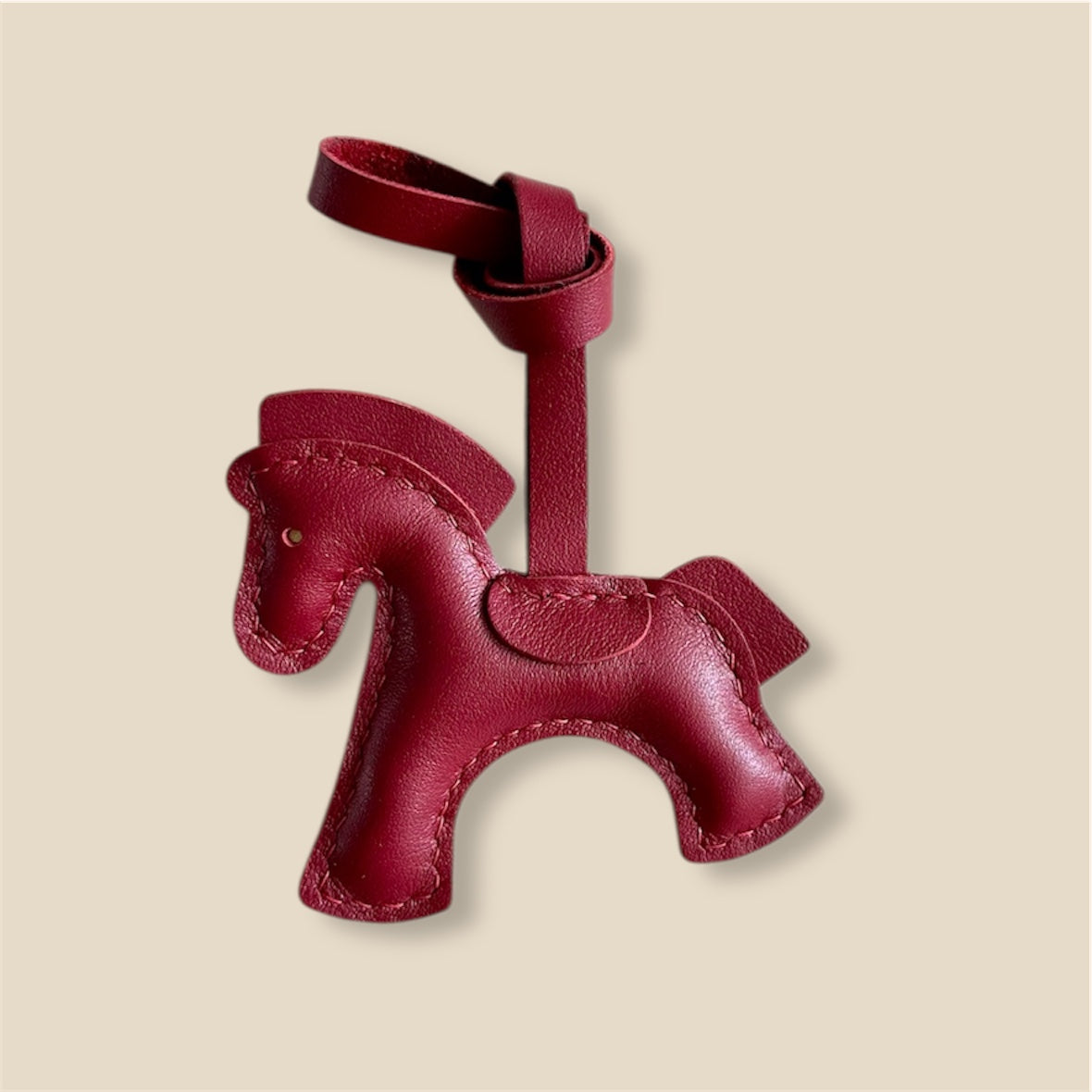 Horse Leather Charm